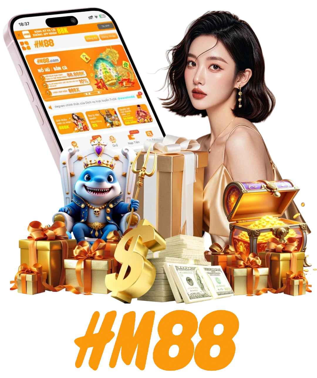 Dịch vụ giải trí online đa nền tảng trên mobile của HM88
